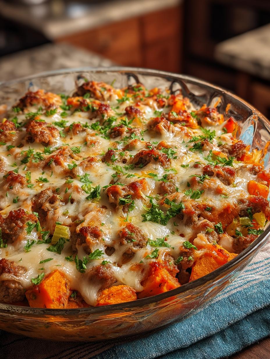 Sweet Potato Sausage Casserole: Amazing Comfort Meal 5 Sweet Potato Sausage Casserole: Amazing Comfort Meal - Sweet Potato Sausage Casserole - main visual representation