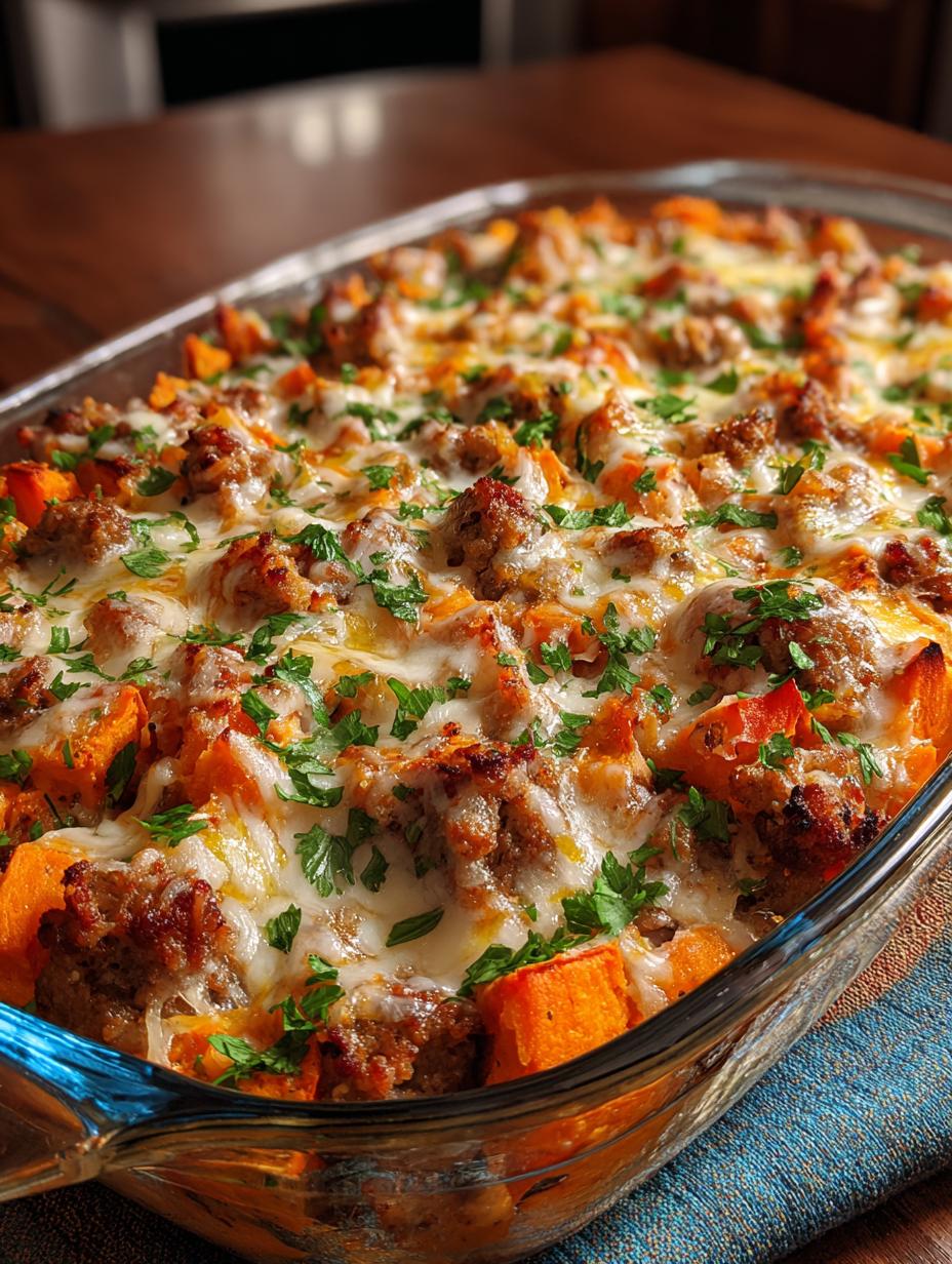 Sweet Potato Sausage Casserole: Amazing Comfort Meal 6 Sweet Potato Sausage Casserole: Amazing Comfort Meal - Sweet Potato Sausage Casserole - additional detail