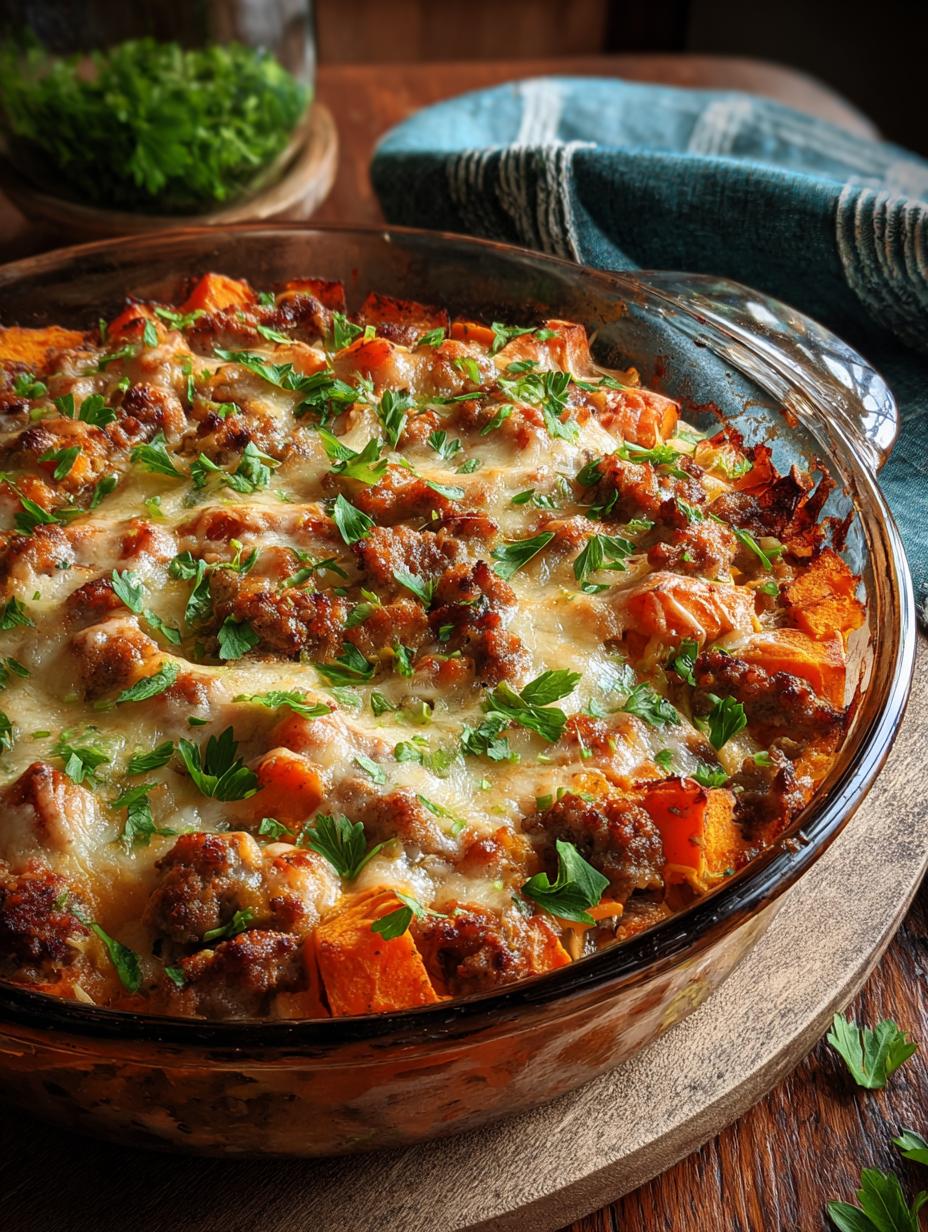 Sweet Potato Sausage Casserole: Amazing Comfort Meal 7 Sweet Potato Sausage Casserole: Amazing Comfort Meal - Sweet Potato Sausage Casserole - additional detail