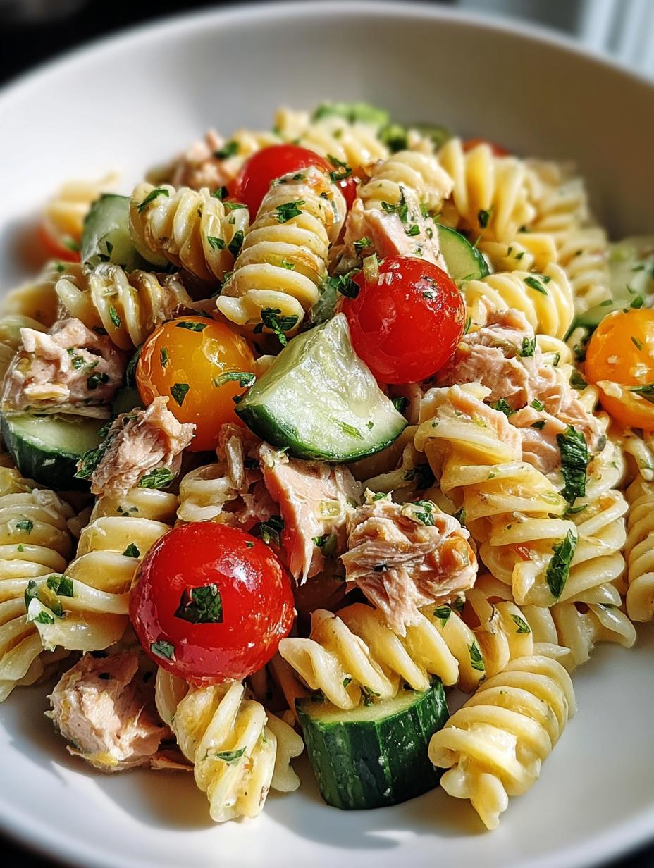 Refreshing Tuna Pasta Salad: 1 Zesty Recipe - Tuna Pasta Salad Refreshing - additional detail