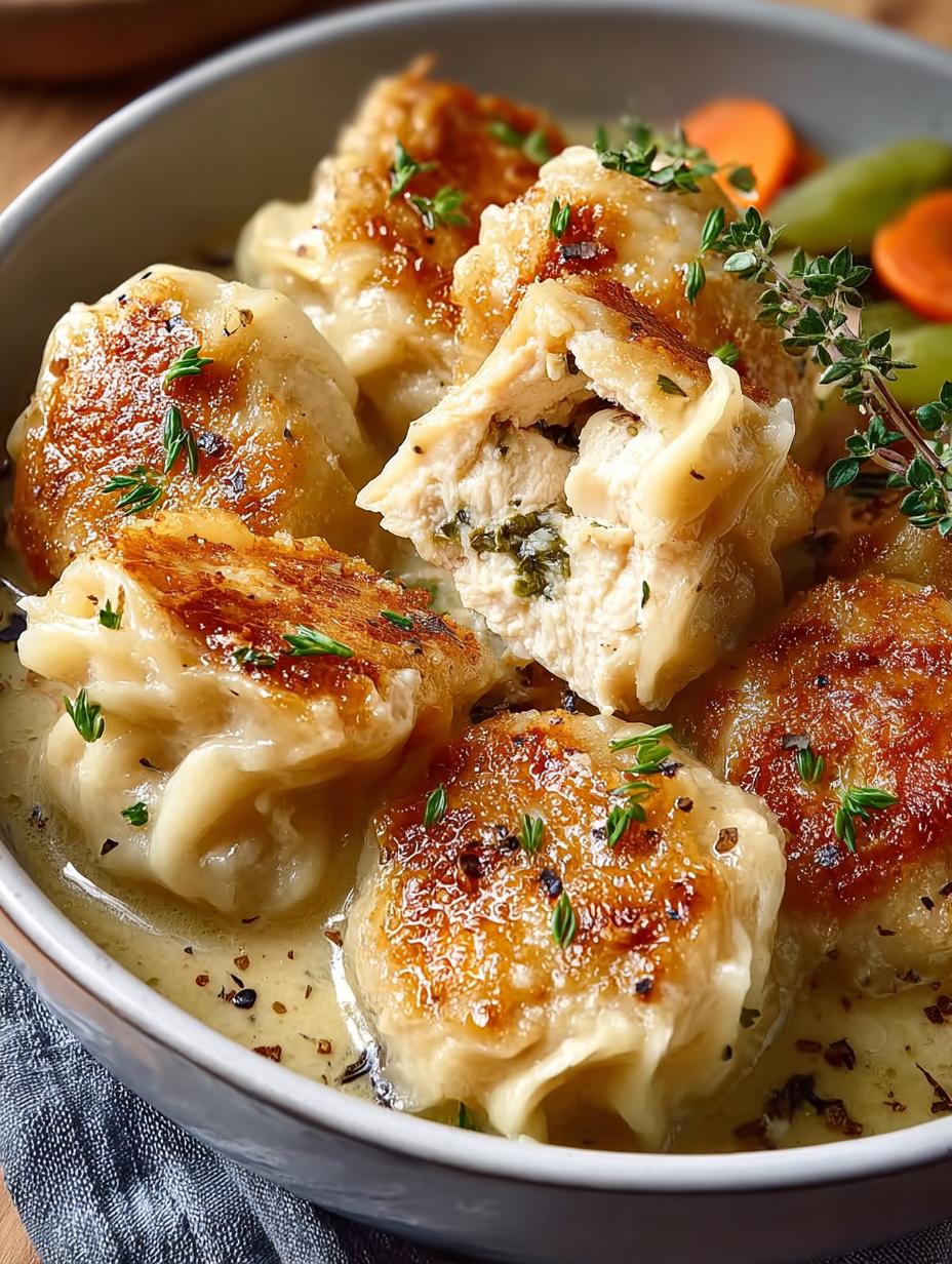 Vegan Chicken Dumplings: 10 Comforting Cozy Recipes - Vegan Chicken Dumplings - additional detail