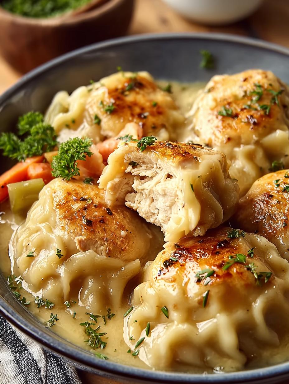 Vegan Chicken Dumplings