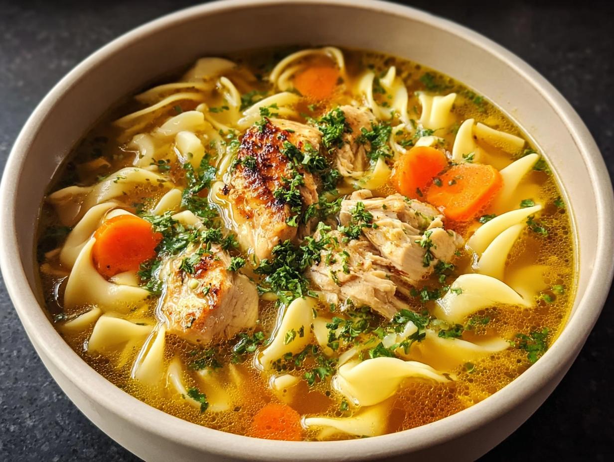 Vegan Chicken Noodle Soup