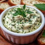 Vegan Garlic Herb Cheese