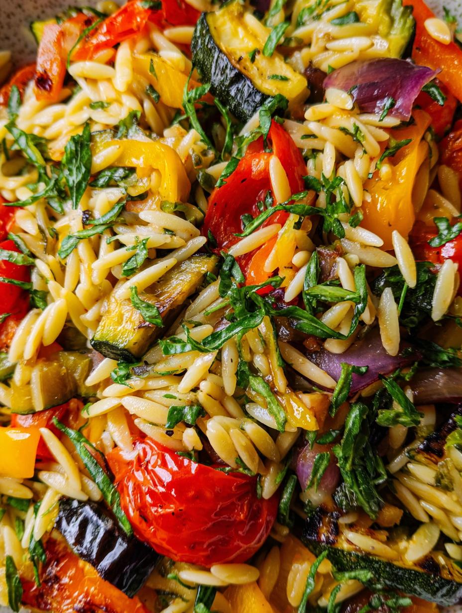 Amazing Veggie Orzo in Under 30 Min - Veggie Orzo - main visual representation