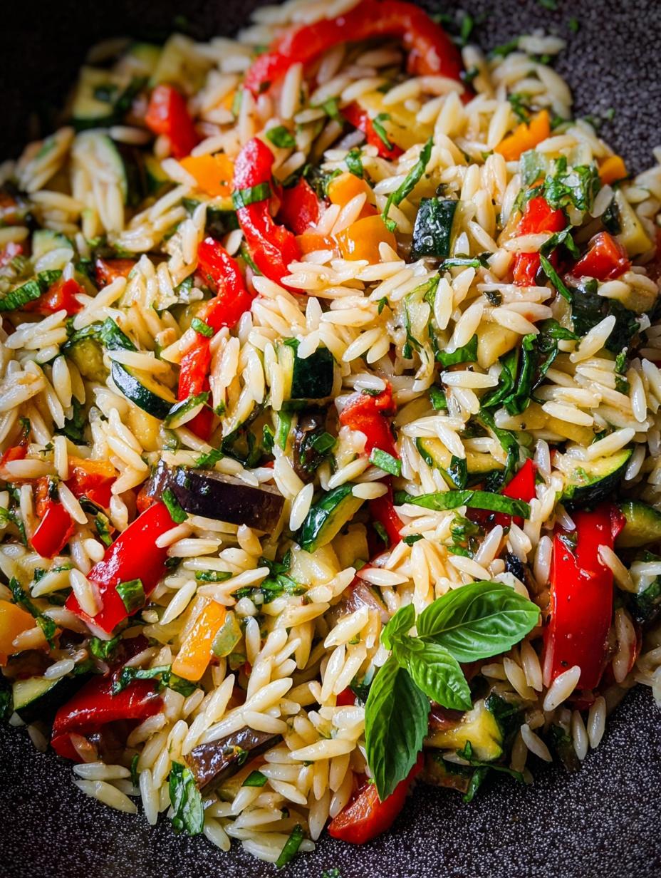 Amazing Veggie Orzo in Under 30 Min - Veggie Orzo - additional detail