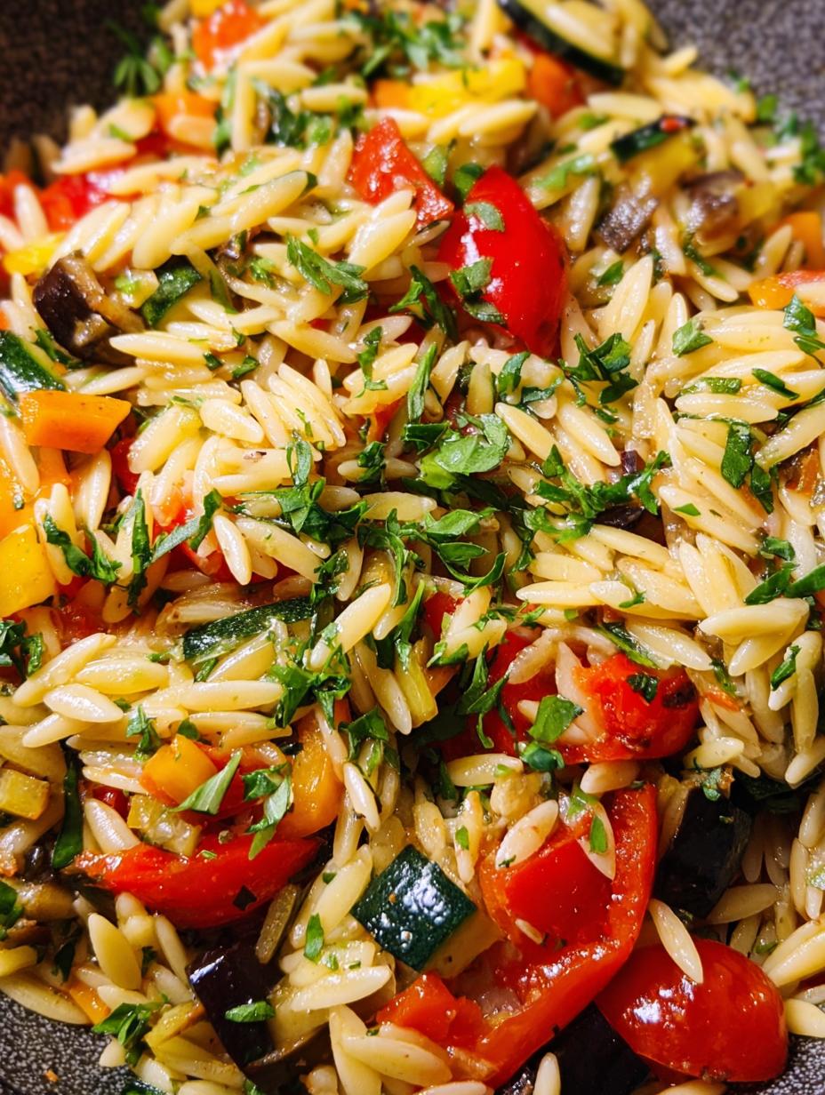 Veggie Orzo