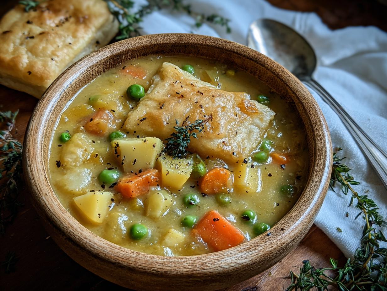 Veggie Pot Pie Soup
