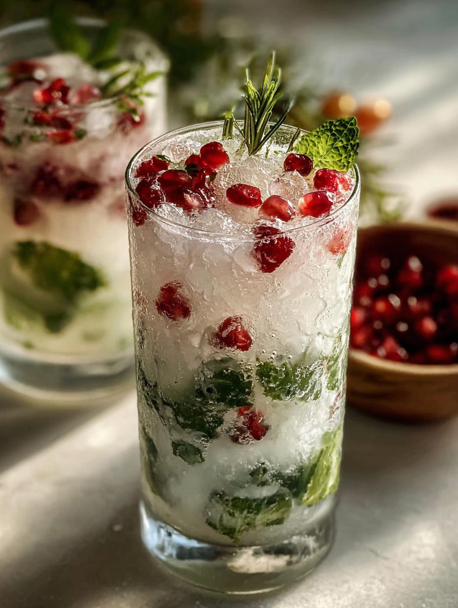 White Christmas Mojitos