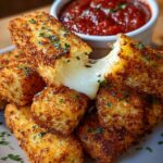 Air Fryer Mozzarella Sticks