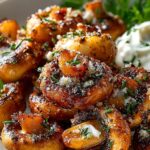 Air Fryer Ranch Mushrooms
