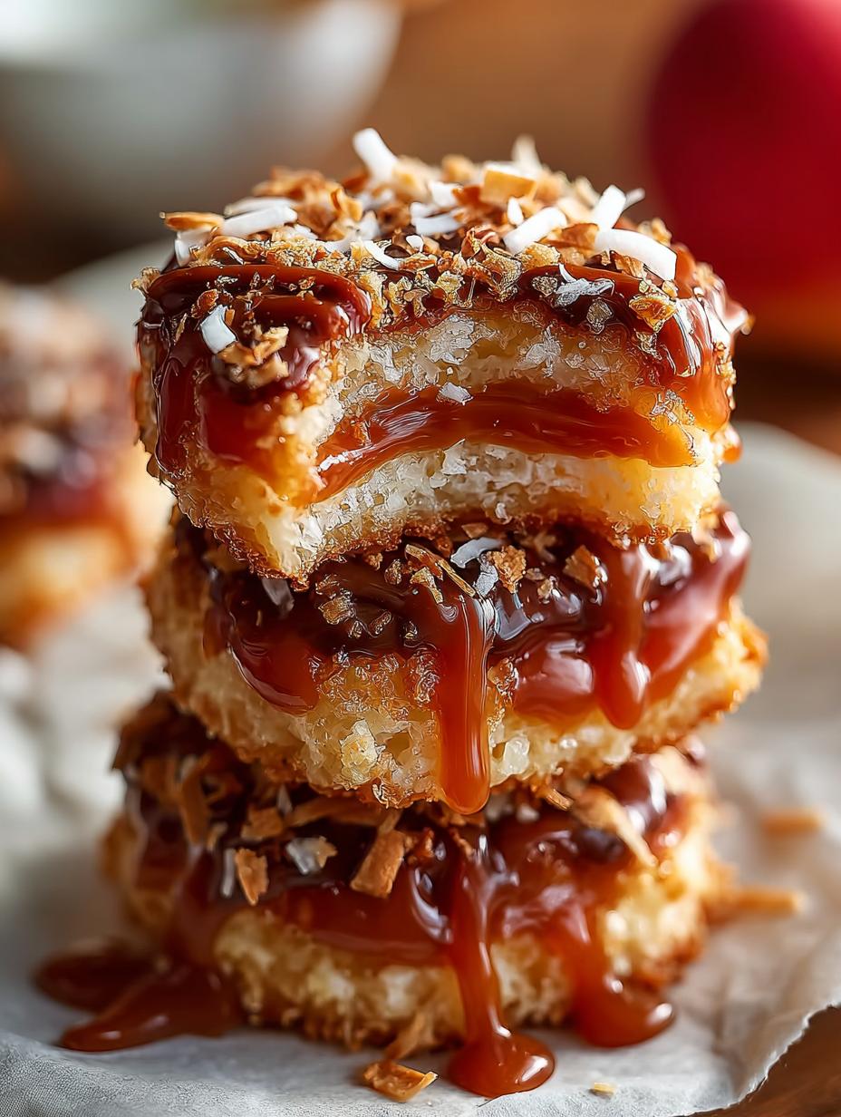 Apple Samoas Caramel Coconut
