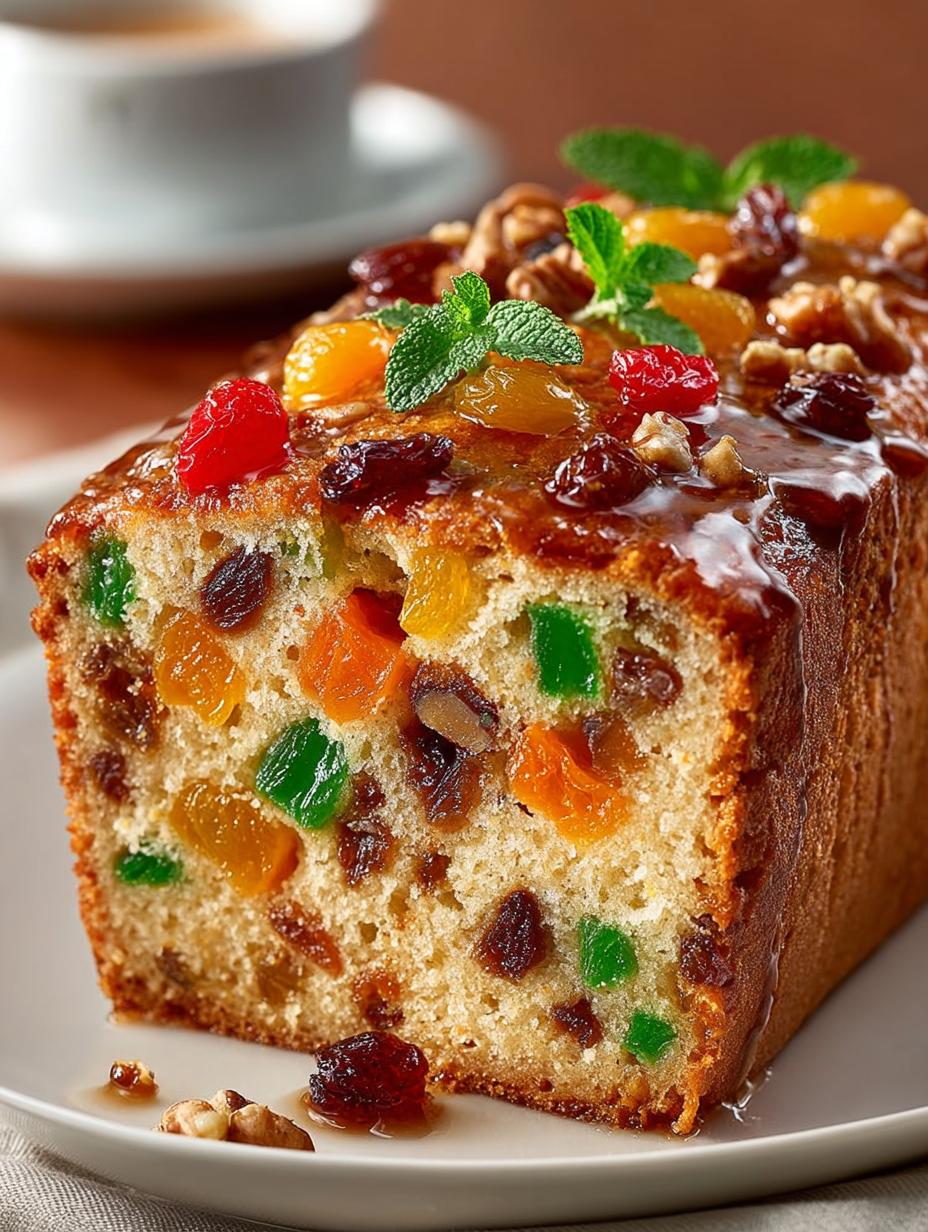 Apricot Walnut Fruitcake
