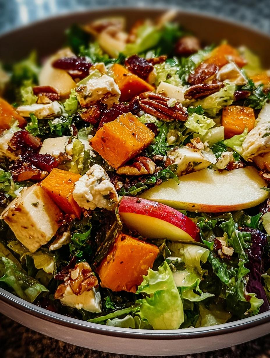 Amazing Autumn Chopped Salad: 1 Delicious Fall Meal - Autumn Chopped Salad - additional detail