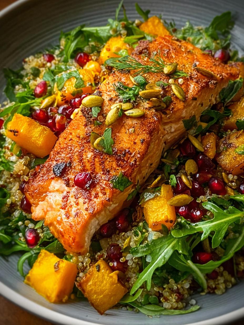 Autumn Salmon Squash Bowl