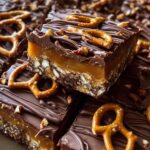 Bake Caramel Pretzel Bars