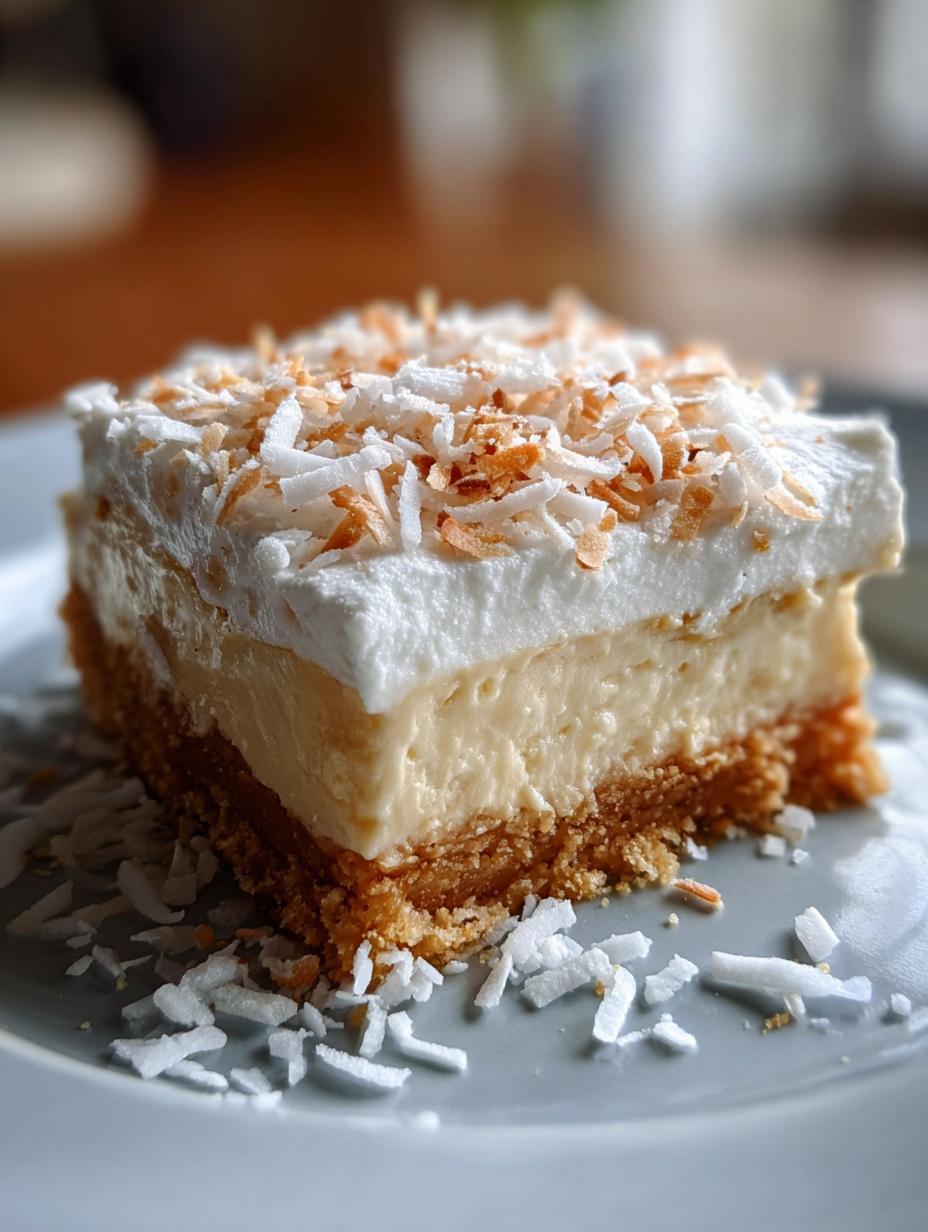 Bake Coconut Cream Bars