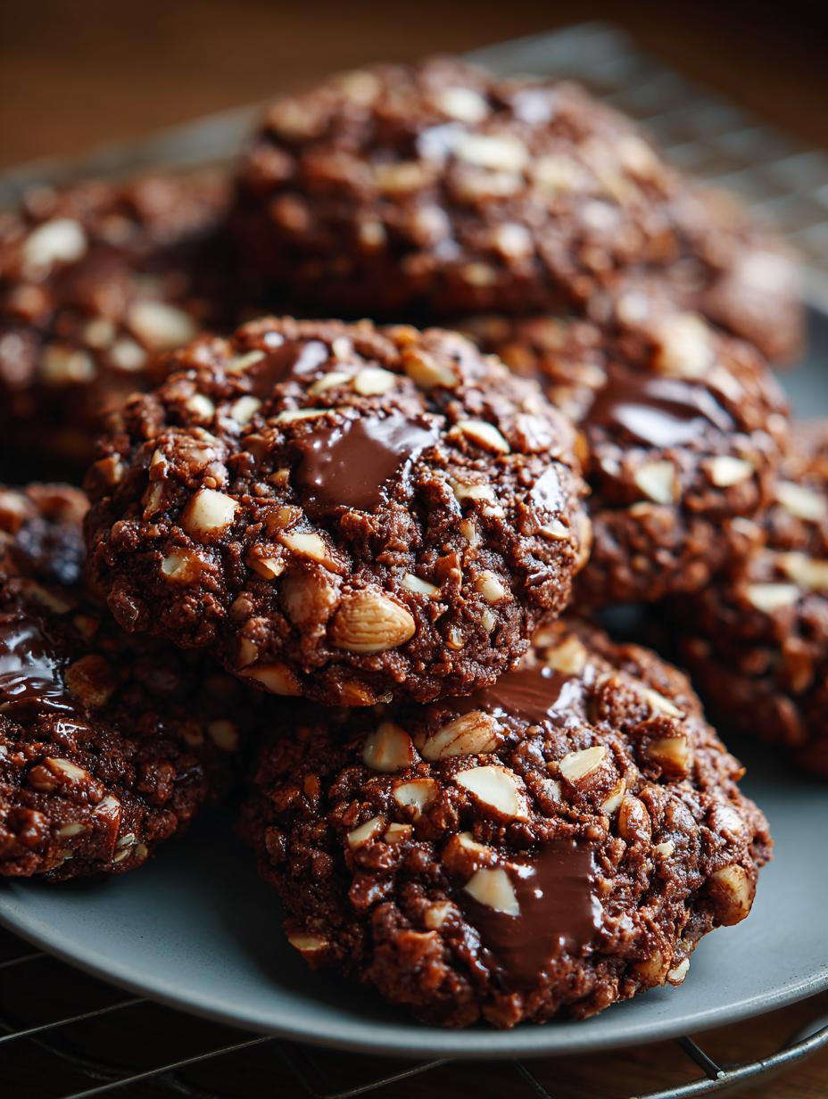 Bake Nutty Chocolate Cookies