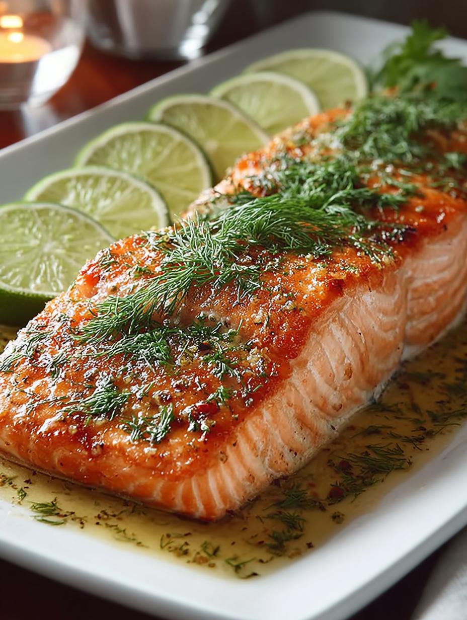 Baked Salmon with Dill