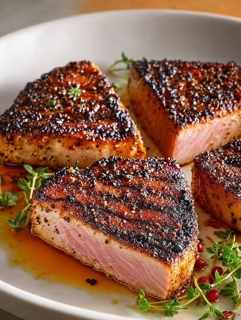 Blackened Ahi Tuna Steaks: 5 Irresistible Secrets Revealed - Blackened Ahi Tuna Steaks - additional detail