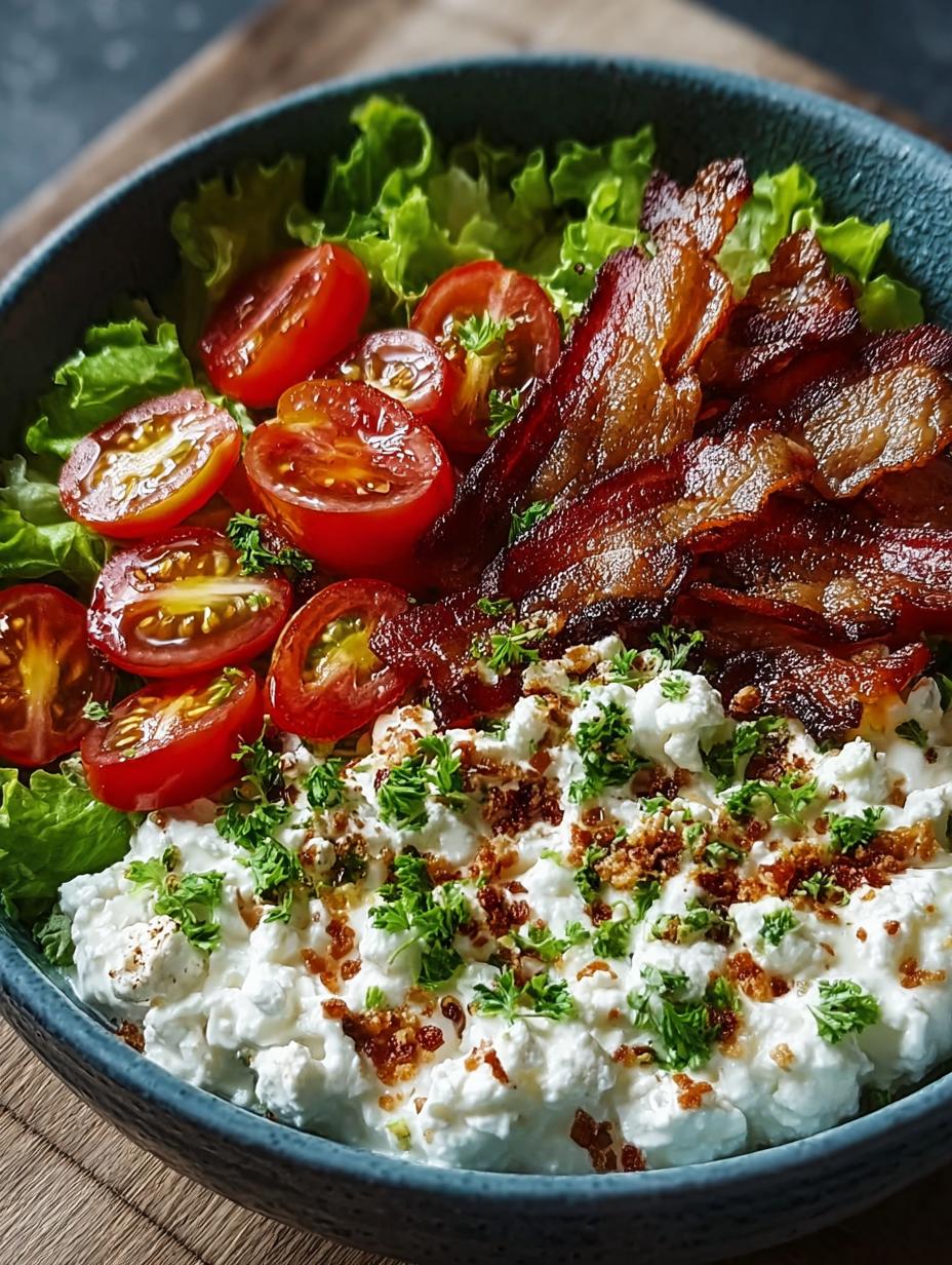 Blt Cottage Cheese Bowl