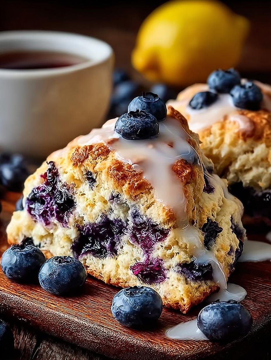 Blueberry Lemon Scones: 8 Irresistible Breakfast Delights 5 Blueberry Lemon Scones: 8 Irresistible Breakfast Delights - Blueberry Lemon Scones - additional detail
