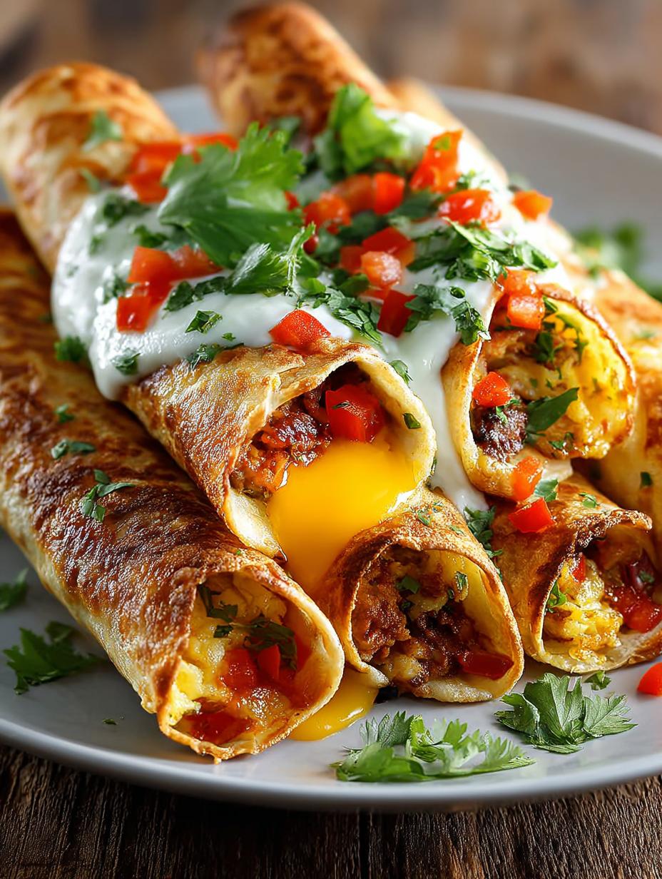 Breakfast Taquitos