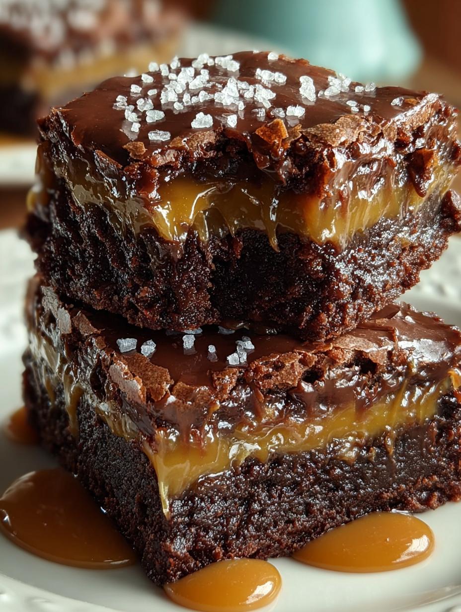 Cake Mix Caramel Brownies: 5 Steps to Decadence - Cake Mix Caramel Brownies - main visual representation