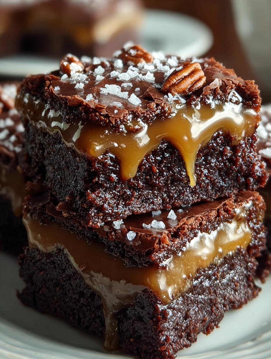 Cake Mix Caramel Brownies: 5 Steps to Decadence - Cake Mix Caramel Brownies - additional detail