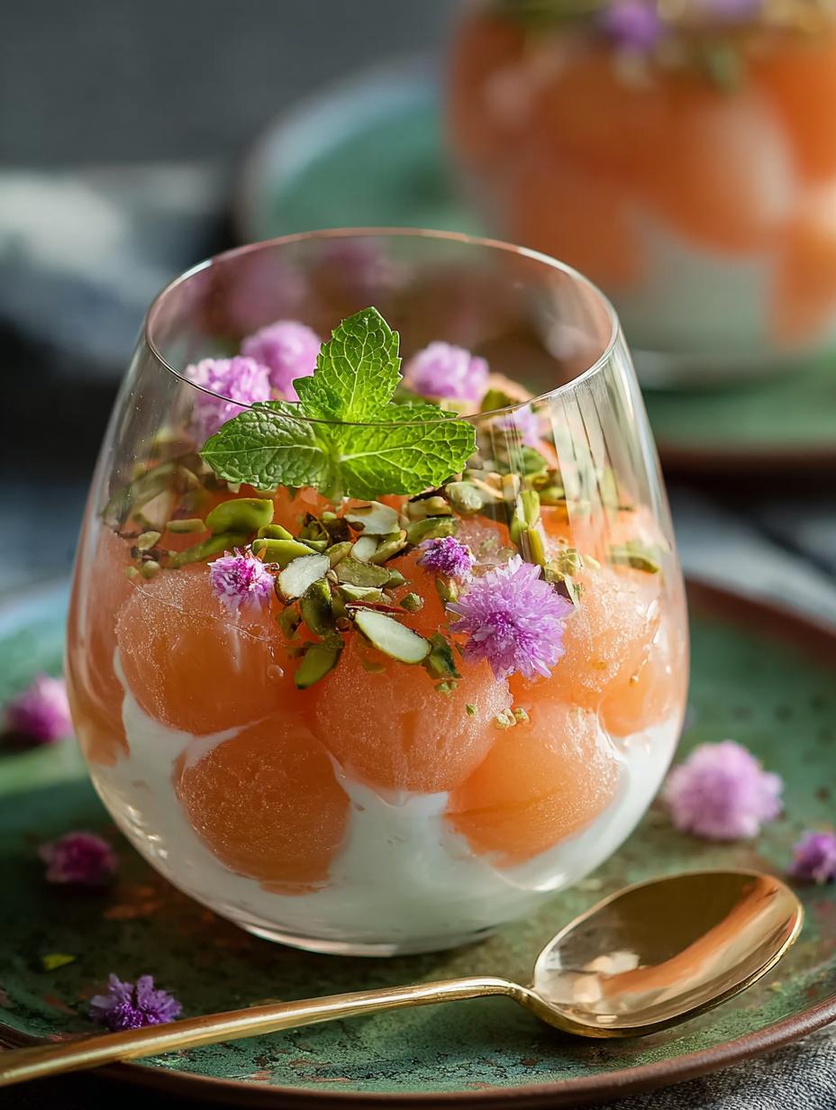 Cantaloupe Coconut Rose Cream: 5 Delicious Treats - Cantaloupe Coconut Rose Cream - main visual representation