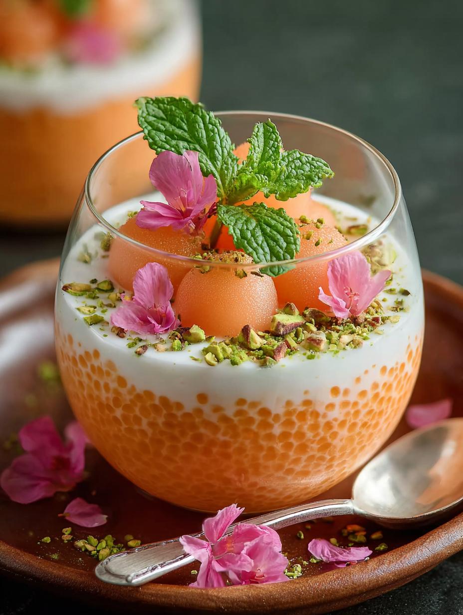 Cantaloupe Coconut Rose Cream: 5 Delicious Treats - Cantaloupe Coconut Rose Cream - additional detail