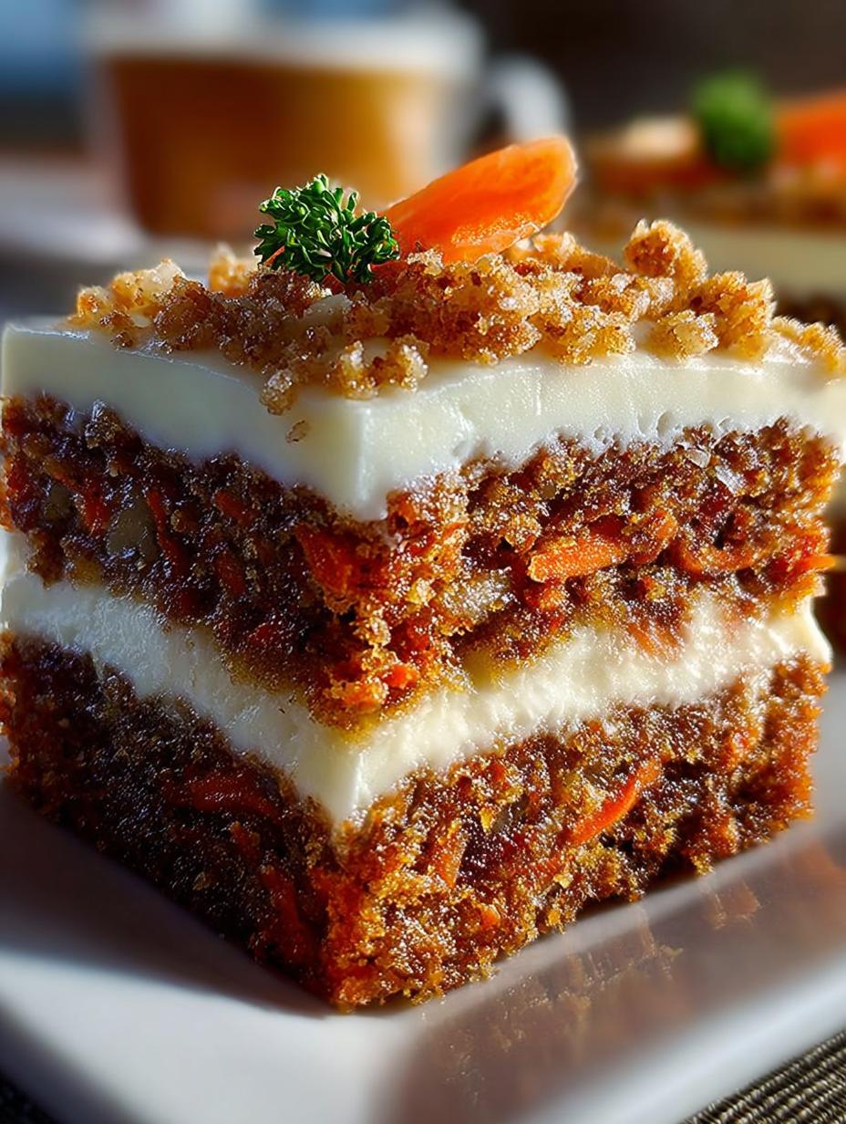 Carrot Cake Cream Cheese Bars: A Delightful Twist - Carrot Cake Cream Cheese - additional detail