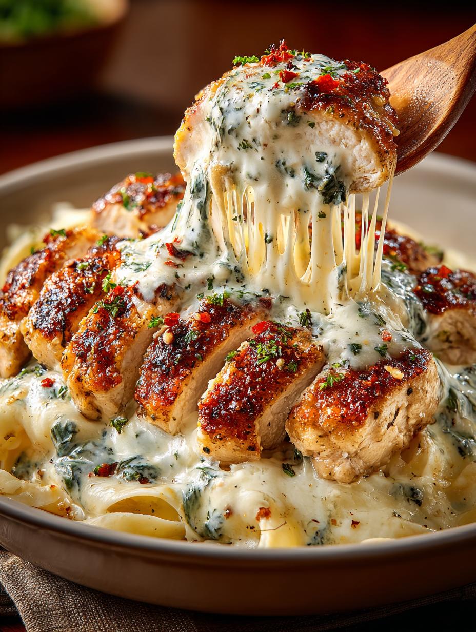 Cheesy Alfredo Chicken Tender