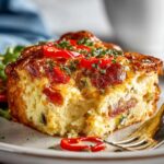 Cheesy Breakfast Strata with