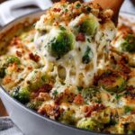 Cheesy Brussels Sprouts Casserole
