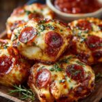 Cheesy Pepperoni Pizza Bites