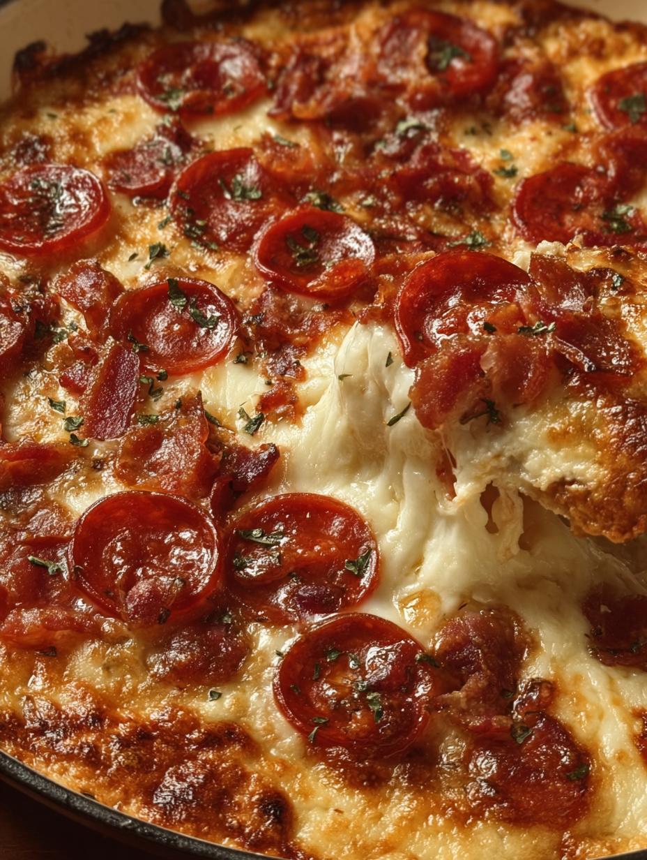 Cheesy Pizza Dip: 10-Minute Heavenly Appetizer - Cheesy Pizza Dip - main visual representation