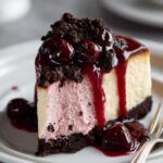 Cherry Cheesecake with Oreo