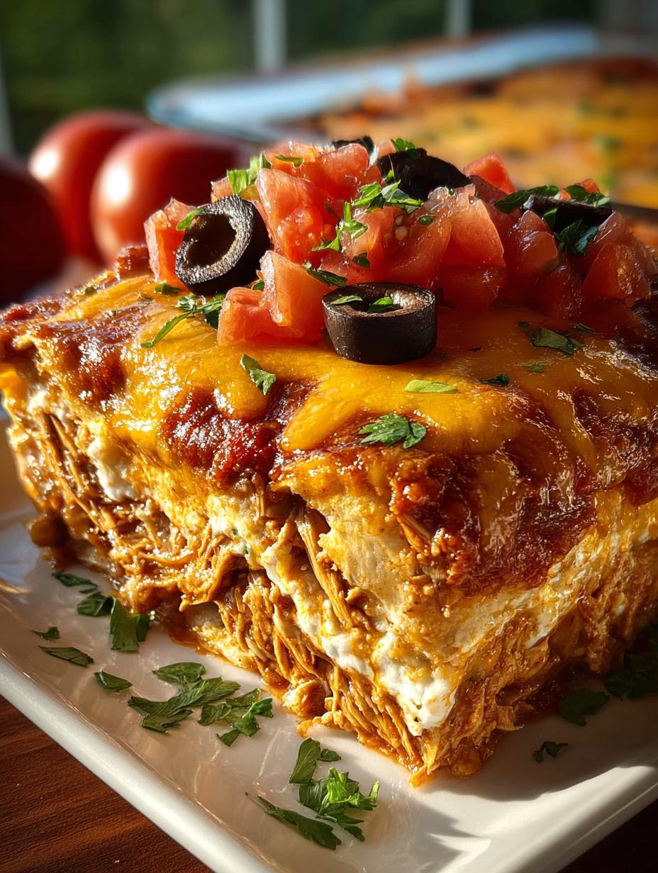 Chicken Burrito Casserole