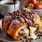 Chocolate Croissant Breakfast Bake