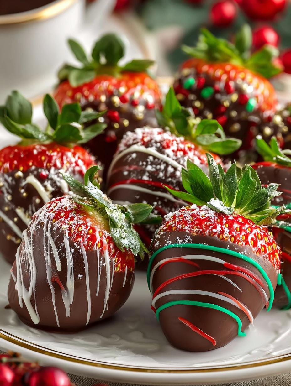 Christmas Chocolate Covered Strawberries: 5 Festive Ideas - Christmas Chocolate Covered Strawberries - main visual representation