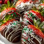 Christmas Chocolate Covered Strawberries