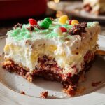 Christmas Cookie Lasagna