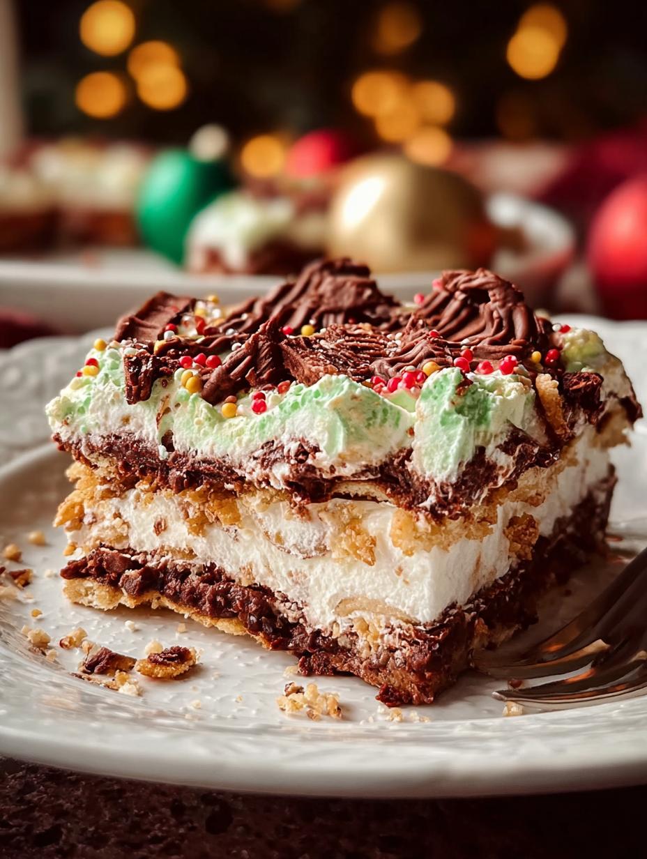 Christmas Cookie Lasagna: Amazing 25 Min No-Bake - Christmas Cookie Lasagna - additional detail