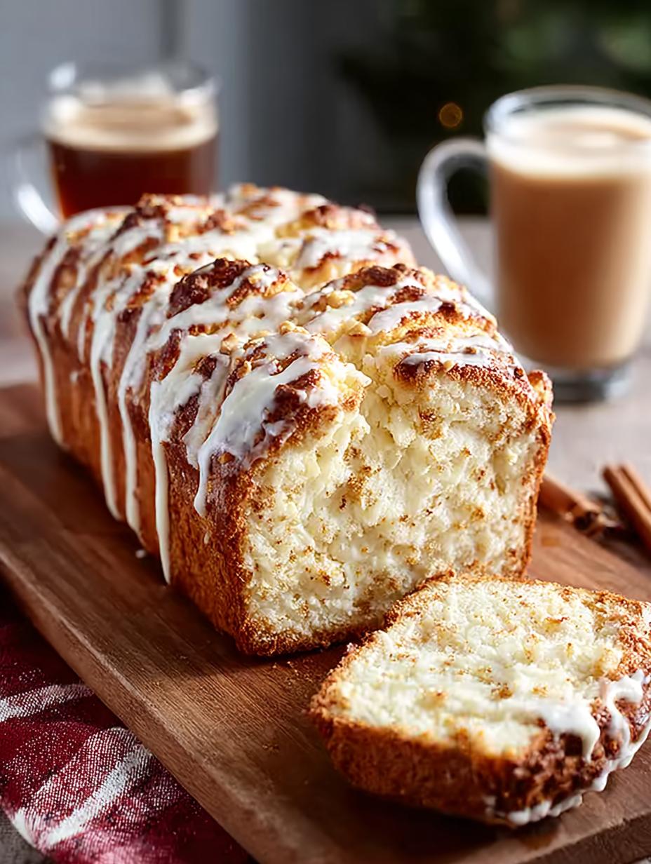 Christmas Eggnog Bread
