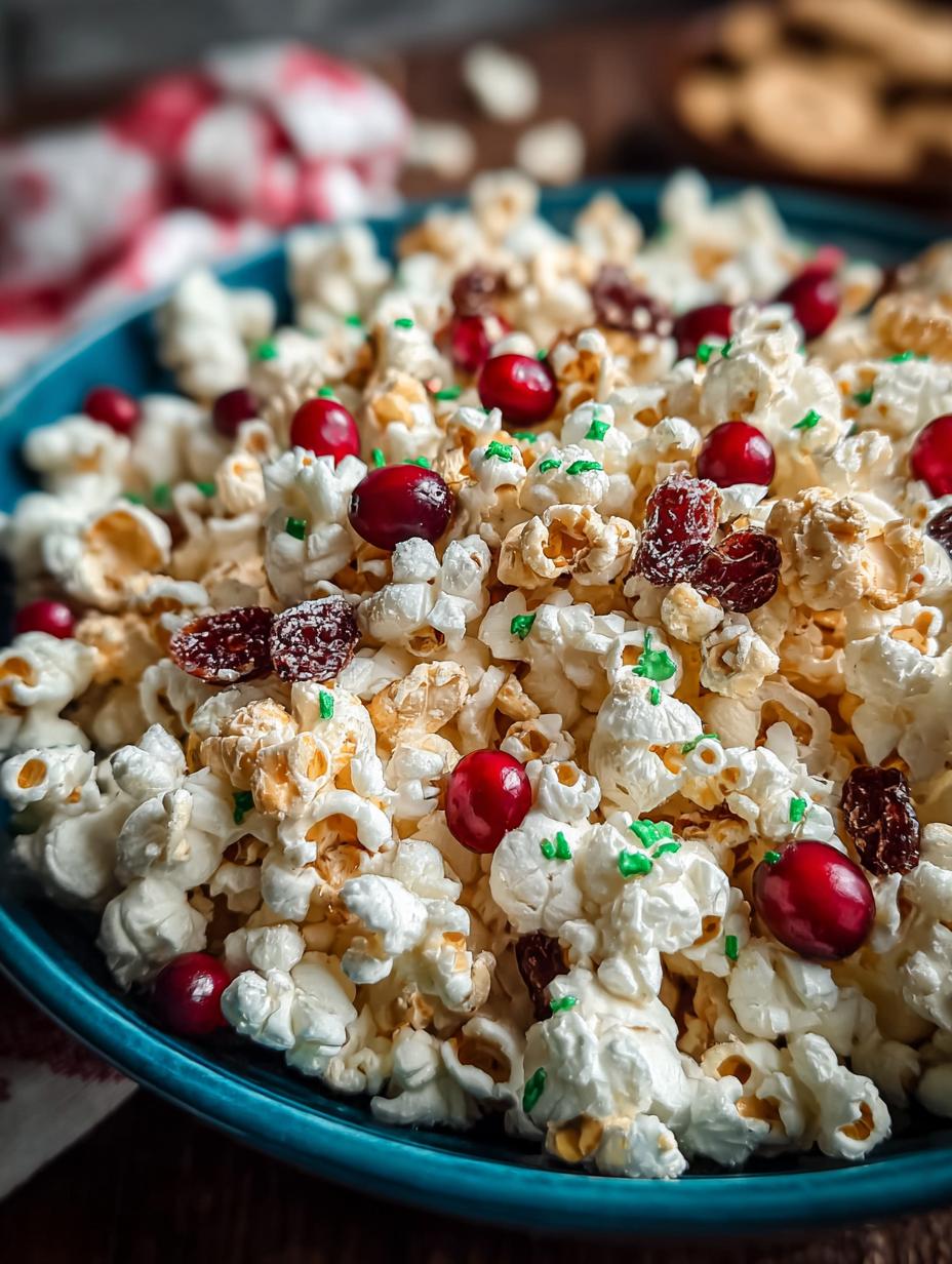 Christmas Popcorn Festive Snack