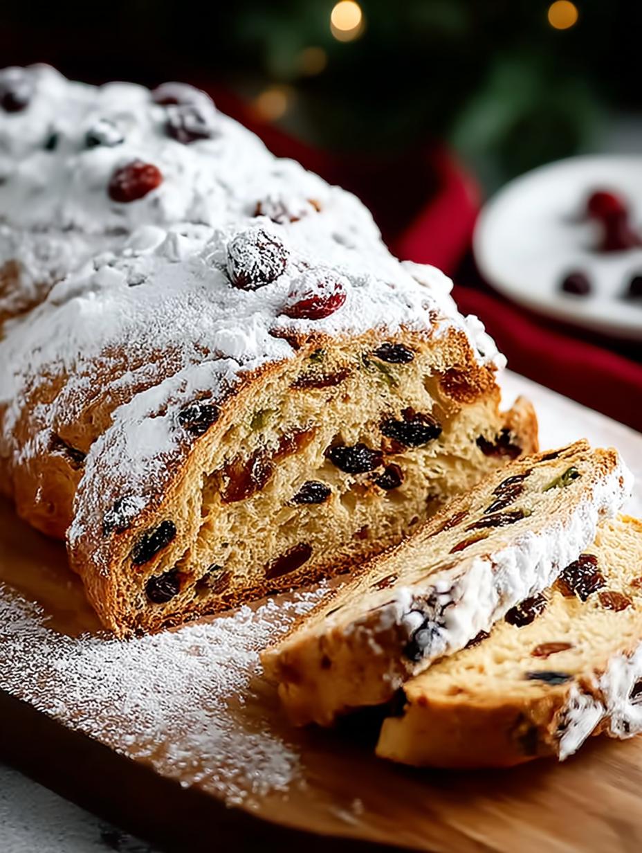 Christmas Stollen Bread