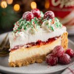 Christmas Tree Cake Cheesecake