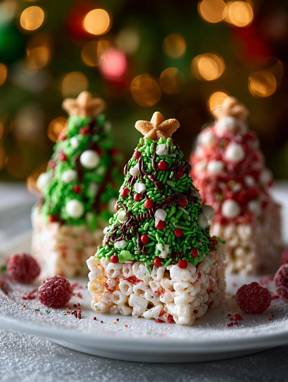 Delightful Christmas Tree Rice Krispies Treats for Kids 4 Delightful Christmas Tree Rice Krispies Treats for Kids - Christmas Tree Rice Krispies - main visual representation