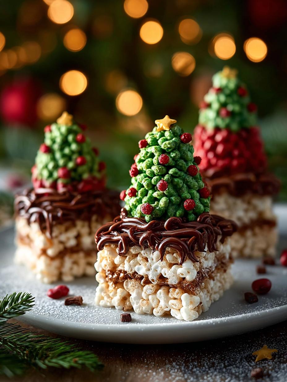 Delightful Christmas Tree Rice Krispies Treats for Kids 5 Delightful Christmas Tree Rice Krispies Treats for Kids - Christmas Tree Rice Krispies - additional detail